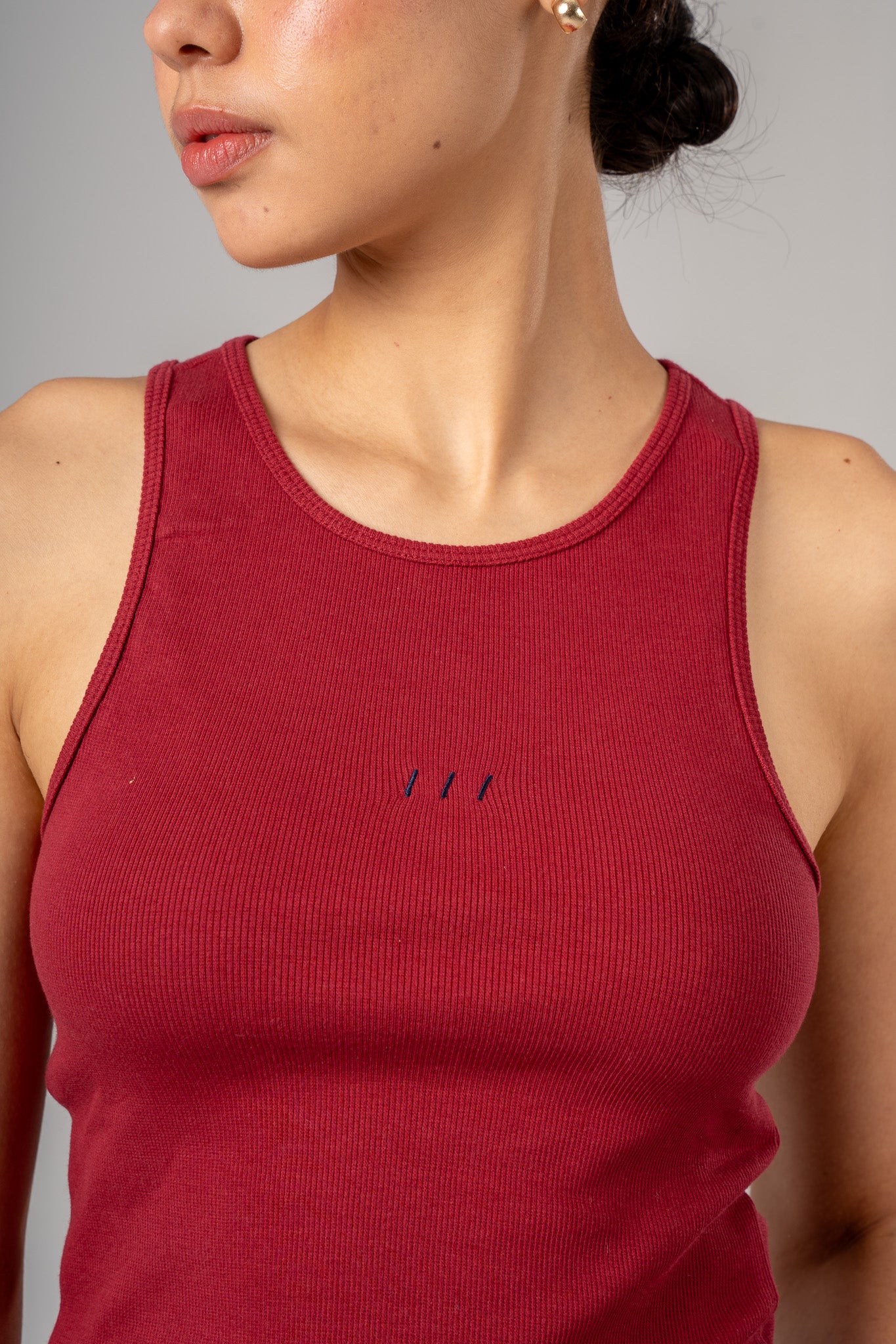 Burgundy Basic Tank Top